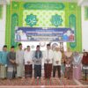 Bupati Drs. H. Anwar Sadat, M. Ag menggelar Safari Ramadhan di Masjid Nurul Hidayah, Desa Dusun Mudo, Kecamatan Muara Papalik, pada Selasa (11/3). (Foto: Diskominfo Tanjab Barat)