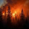 Kebakaran hutan di Jepang, 4.600 penduduk mengungsi demi keselamatan mereka.