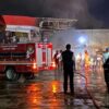 SPBU Simpang kawat Jambi terbakar, Selasa (29/4).