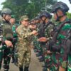 Gubernur Jambi Al Haris Pimpinan Upacara Pemberangkatan Satgas Pamtas Yonif 142/KJ ke Papua.