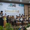 Wakil Gubernur Jambi Abdullah Sani Melepas Keberangkatan Jemaah Calon Haji Kloter 13 BTH di Asrama Haji Kota Baru