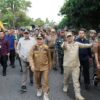 Gubernur Jambi Dr. H. Al Haris dan Wali Kota Jambi Dr. Maulana Pimpin Penertiban PKL di Kawasan Talang Banjar.