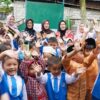 Bunda PAUD Provinsi Jambi Saat Mensosialisasikan 7 Kebiasaan Anak Hebat di SDN 114/III Siulak