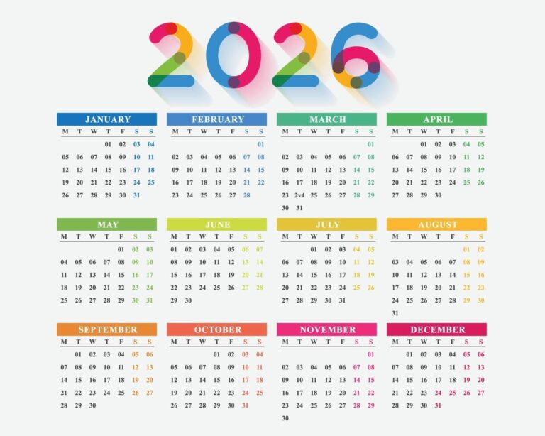 Kalender 2026