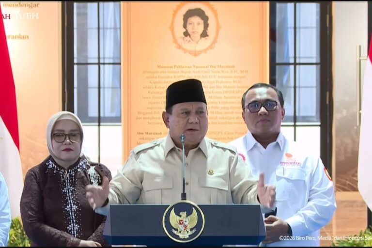 Resmikan Museum Marsinah, Presiden Prabowo Kelakar soal Jumhur Hidayat yang Pernah Dipenjara