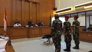 Sidang Kasus Pembunuhan Kacab Bank: Tiga Prajurit Kopassus Jalani Sidang Tuntutan Hari Ini
