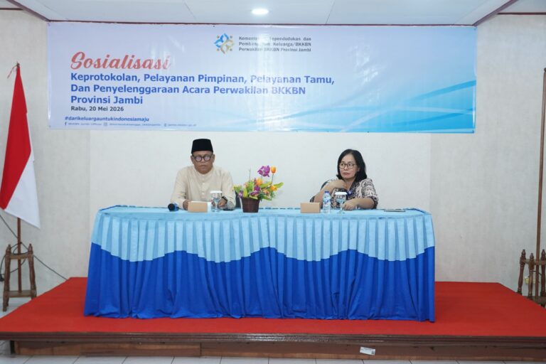 Sosialisasi Keprotokolan, BKKBN Jambi Perkuat Profesionalisme dan Budaya Pelayanan Prima Pegawai