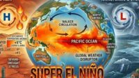 Ilustrasi Super El Nino