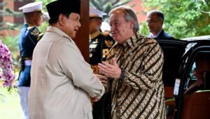 Prabowo Jamu Sekjen PBB Antonio Guterres di Hambalang